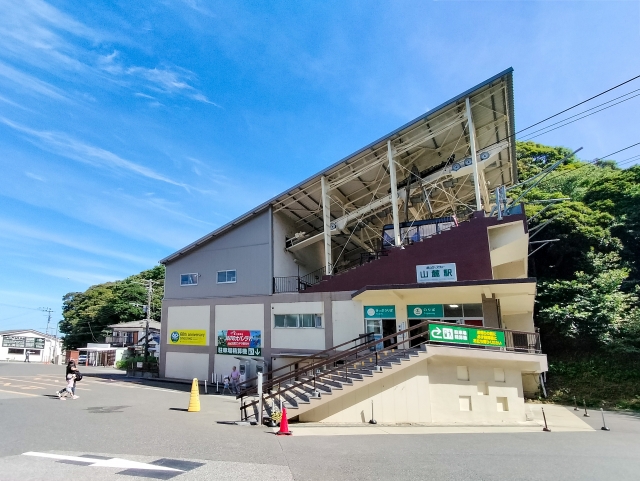 鋸山　山麓駅　駐車場